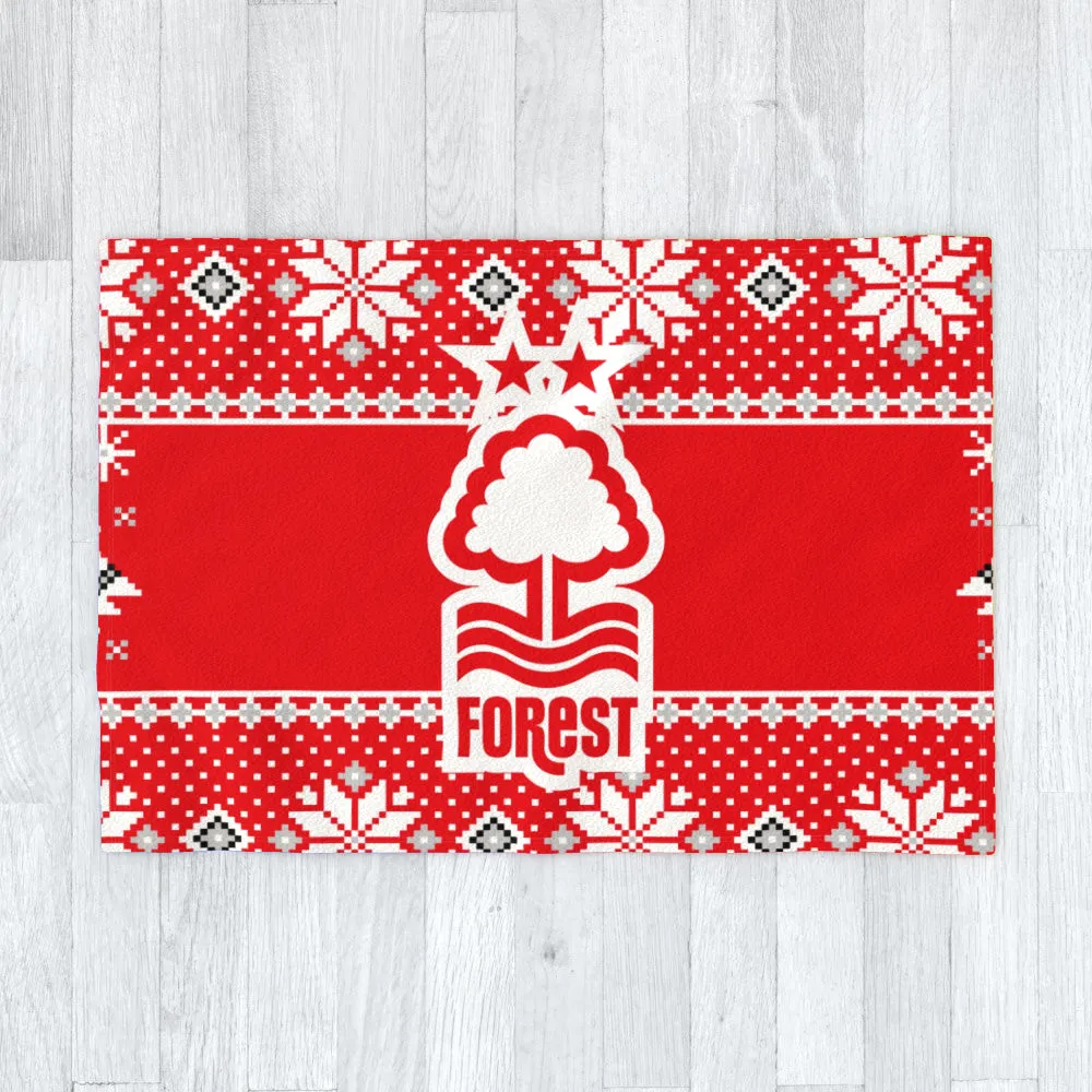 Nottingham Forest Winter Fleece Blanket