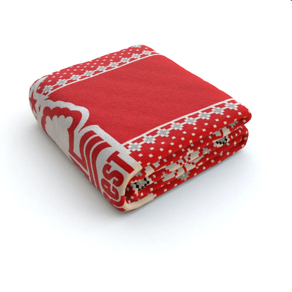 Nottingham Forest Winter Fleece Blanket