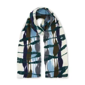 Nuno Threadstray Felted Wool Scarf - Cool Multi