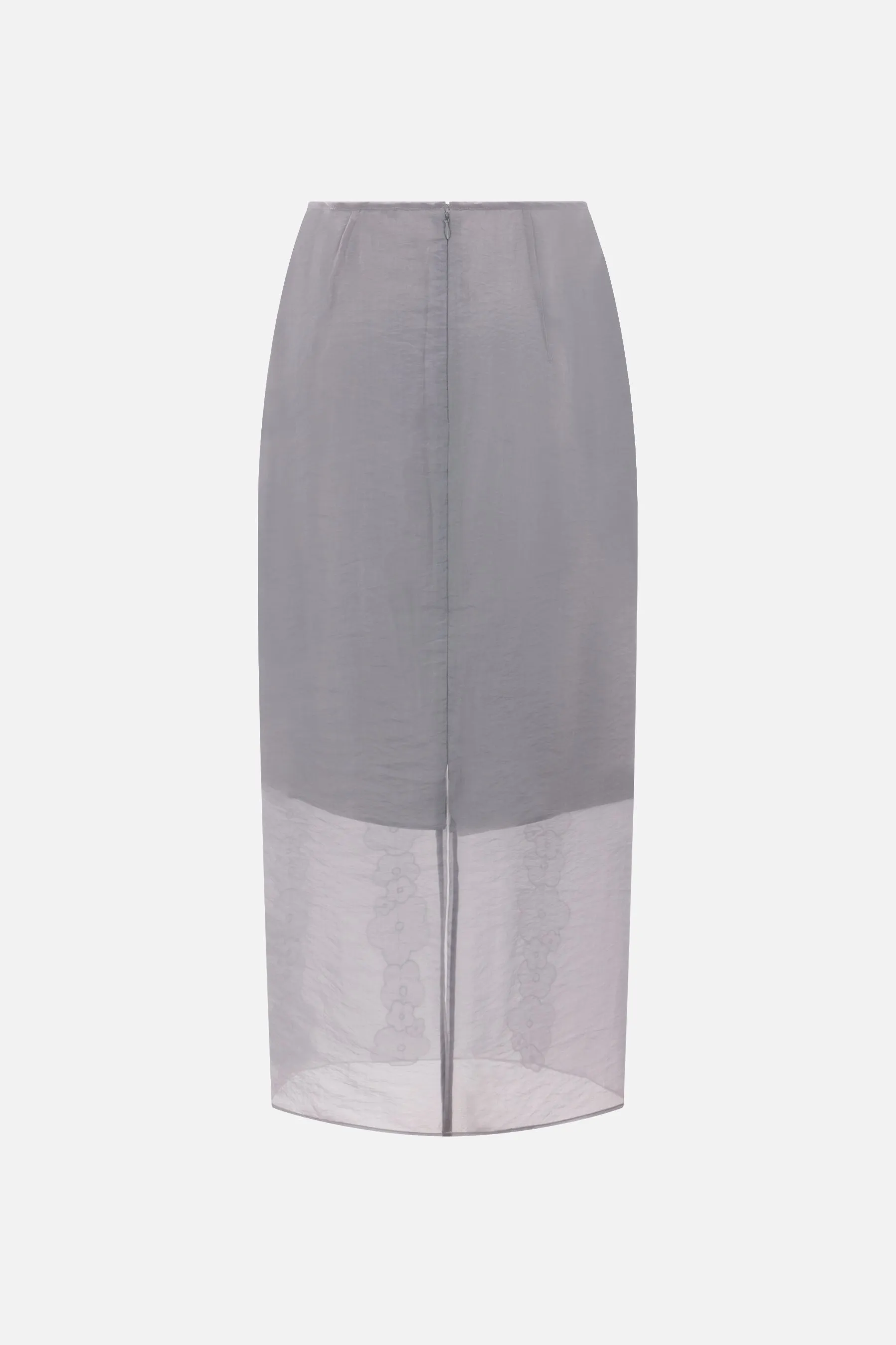 Olympia organza pencil skirt