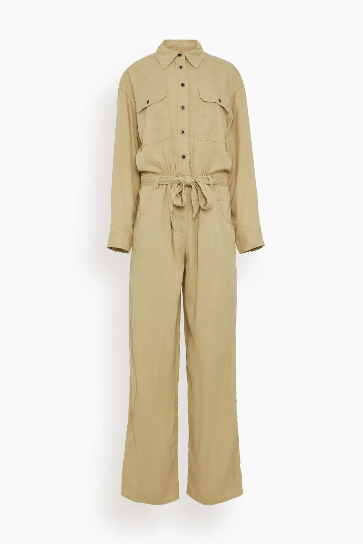 Paige Jumpsuit in Light Khaki