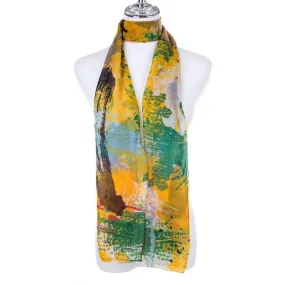 Parker Patten Yellow Scarf