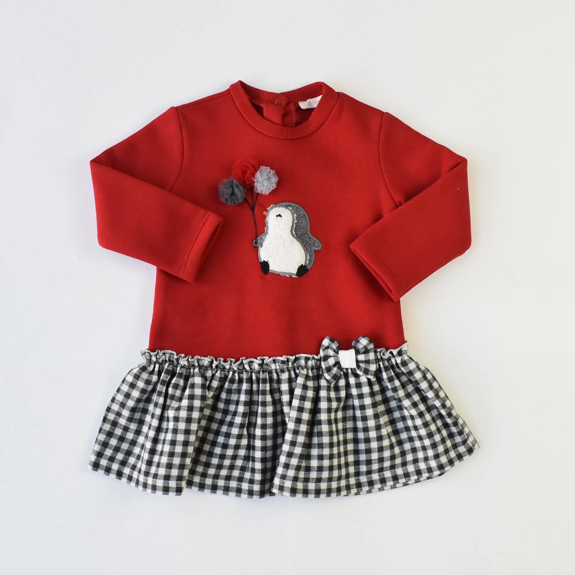 Penguin Chic Girls Dress Set