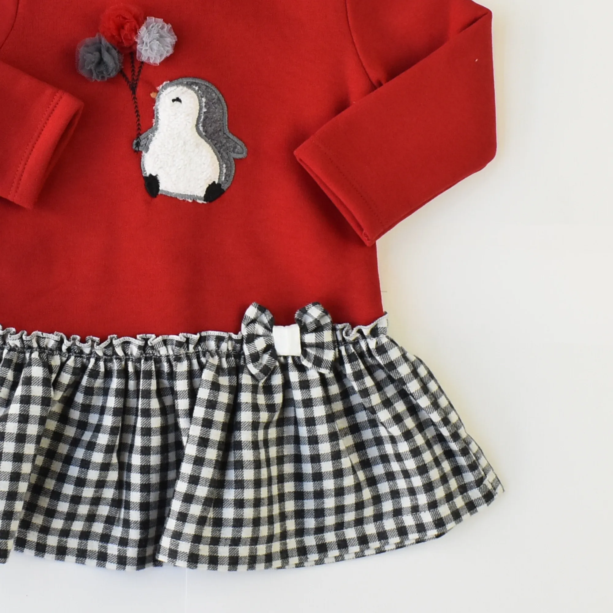 Penguin Chic Girls Dress Set