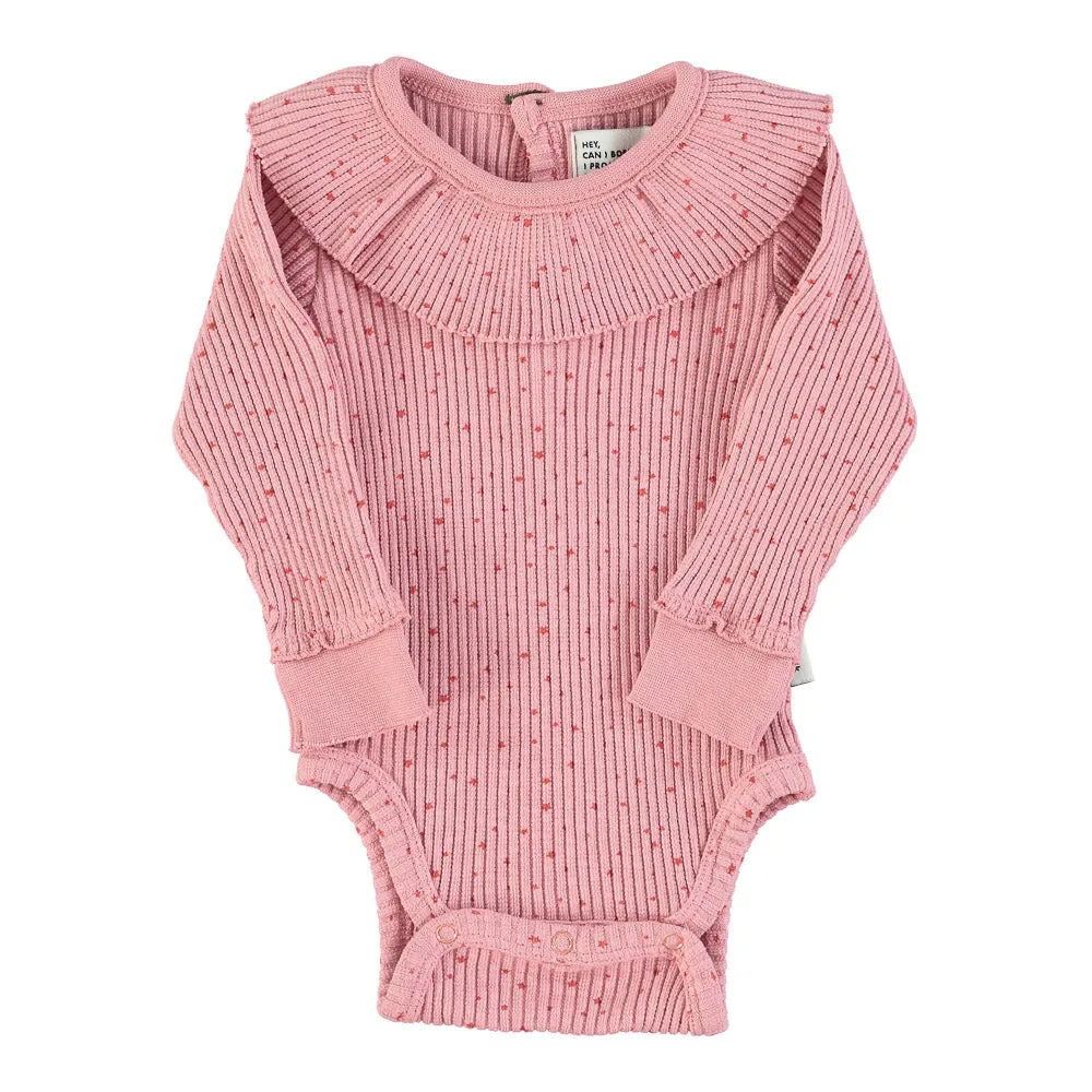 PIUPIUCHICK PINK STAR ROMPER