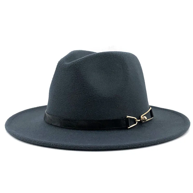 Popular Fedora British Vintage Top Fashion Ladies Woolen Hat