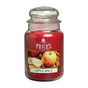 Prices Candles Scented Large Jar - Apple Spice