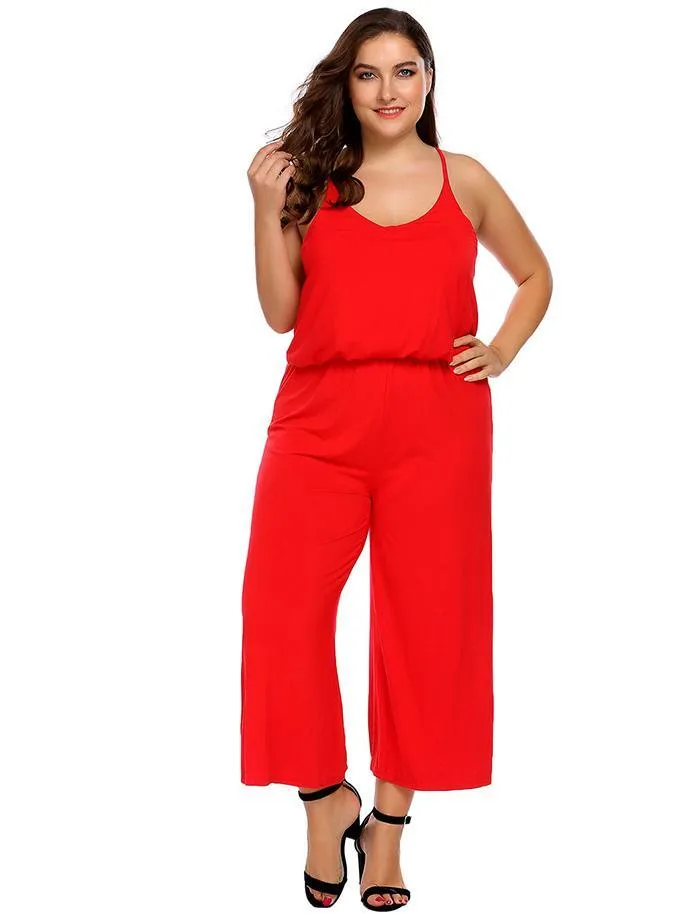 PRISCILLA’S PERFECT CHIC CAMI JUMPSUIT