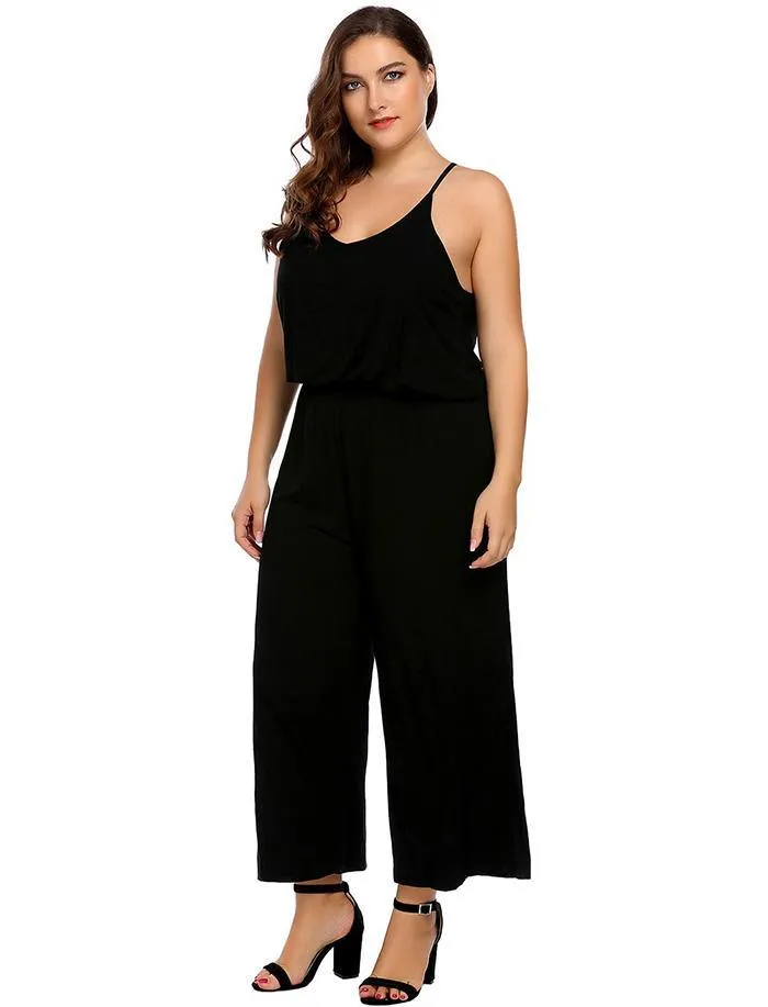 PRISCILLA’S PERFECT CHIC CAMI JUMPSUIT