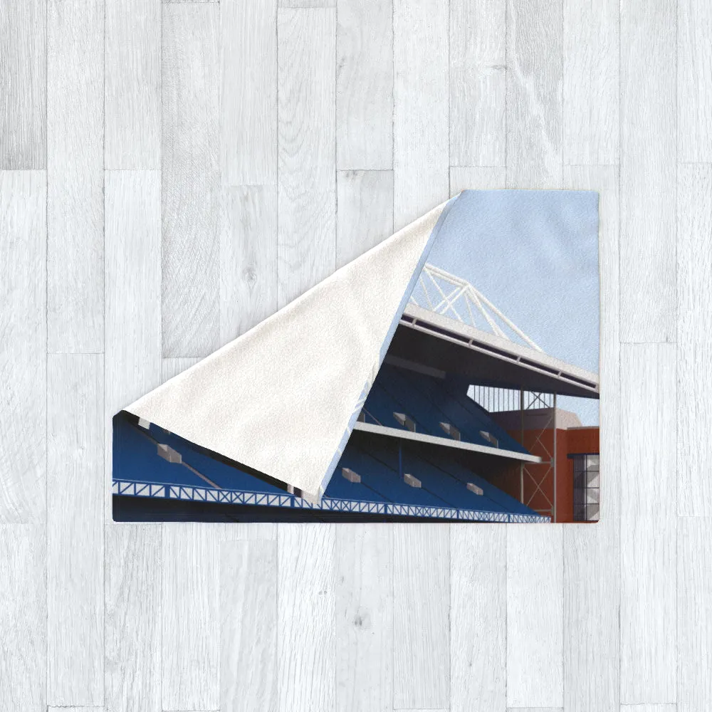 Rangers Ibrox Illustrated Winter blanket