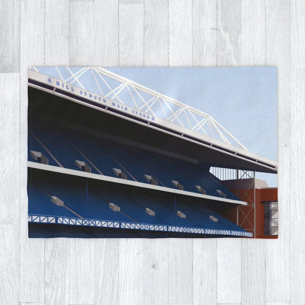 Rangers Ibrox Illustrated Winter blanket