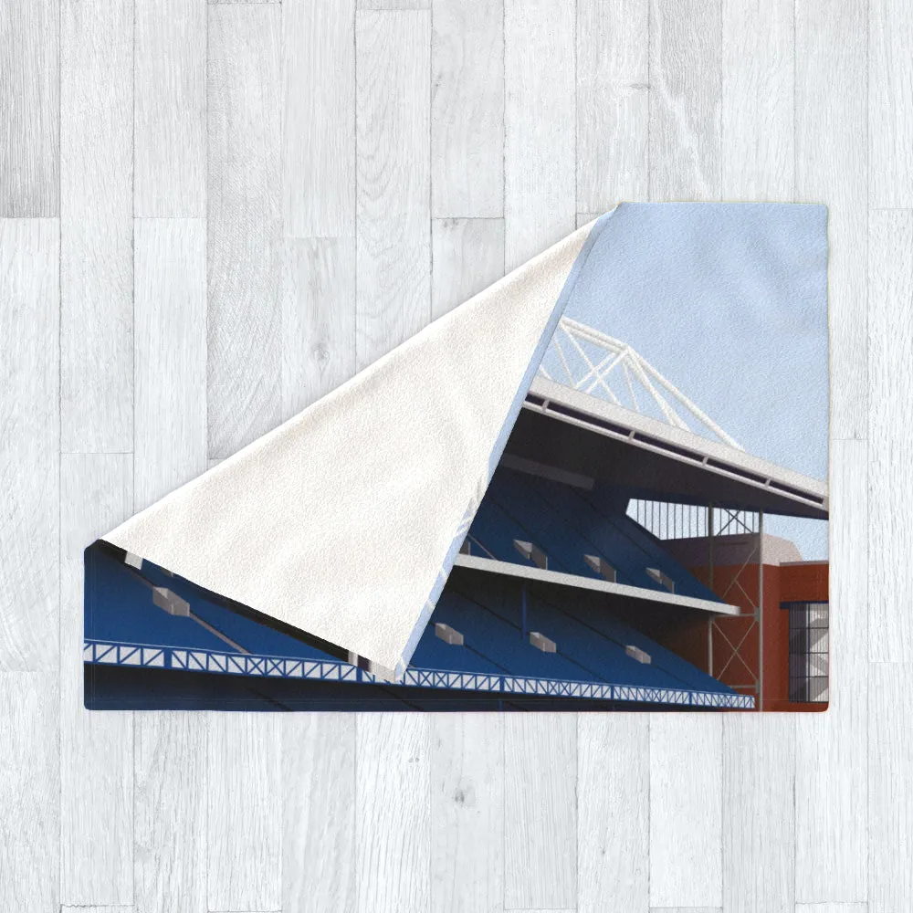 Rangers Ibrox Illustrated Winter blanket