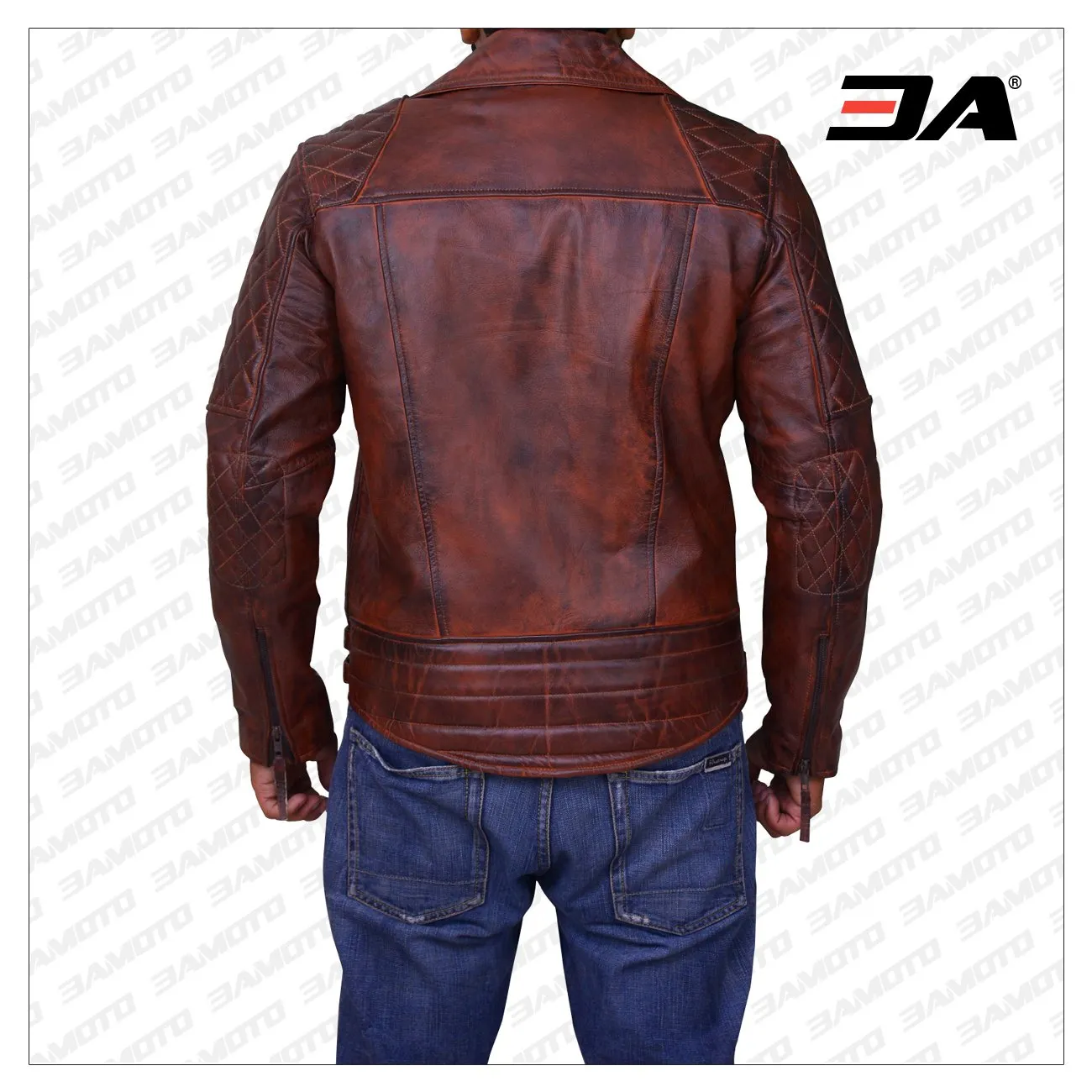 Rusty Brown Vintage Leather Jacket