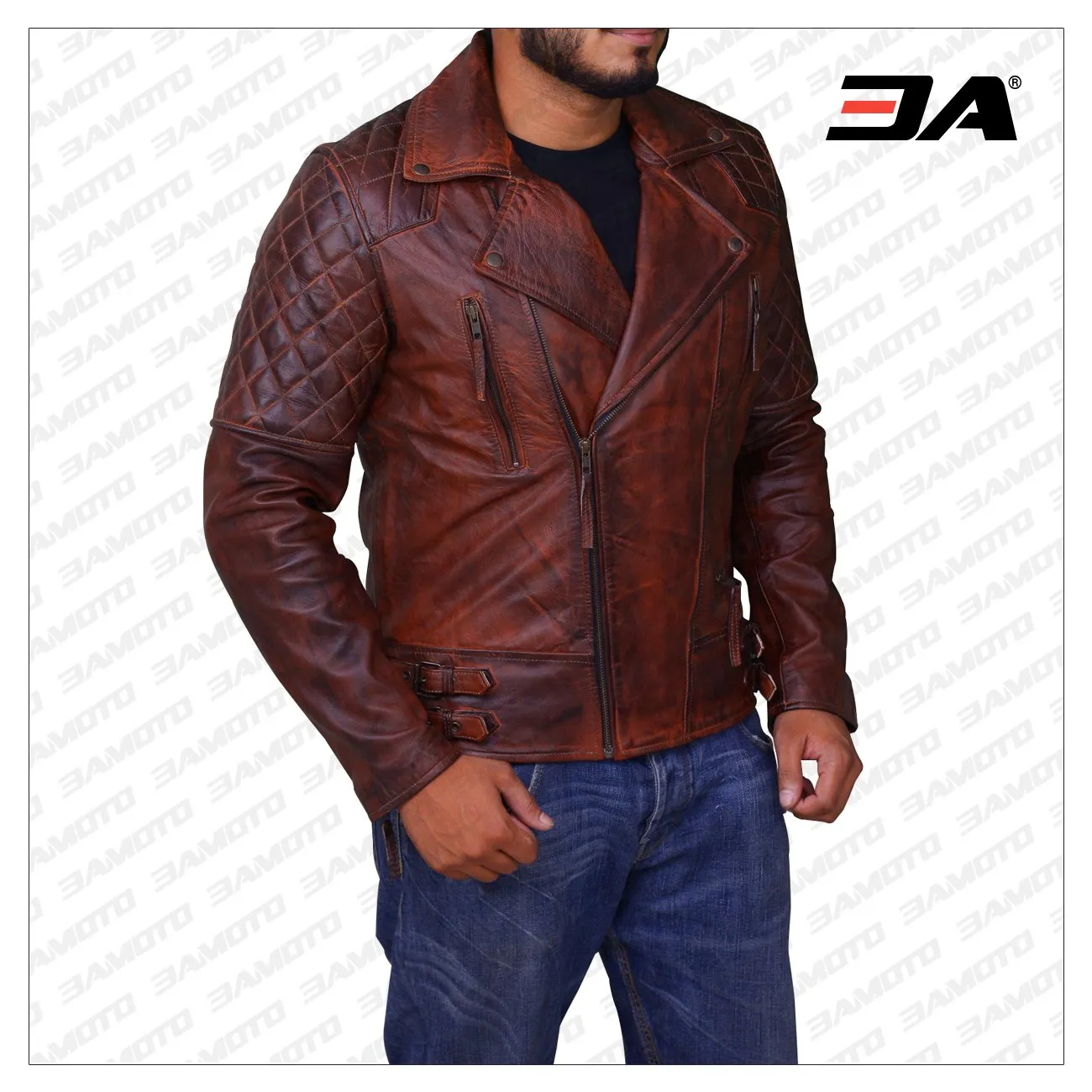 Rusty Brown Vintage Leather Jacket