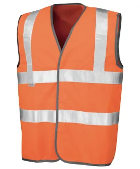 Safety high-viz vest | Fluorescent Orange