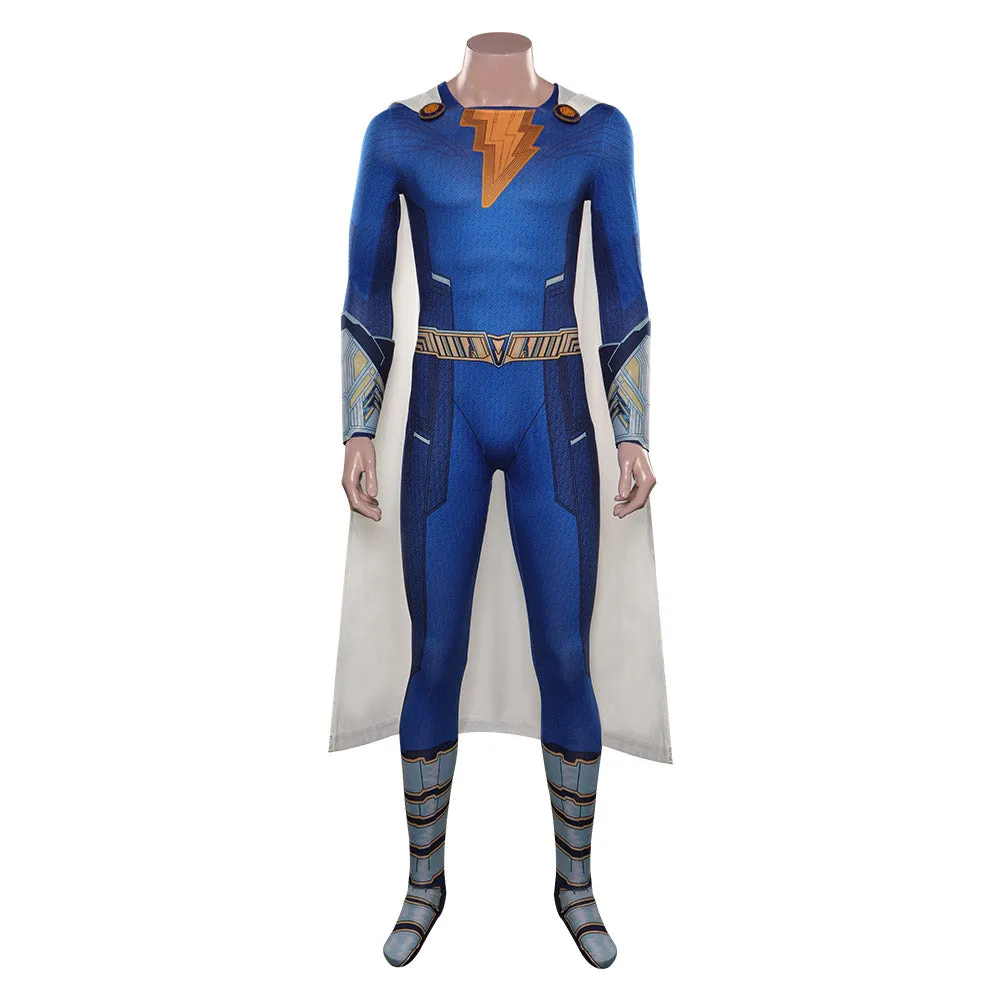 Shazam! Fury of the Gods- Freddy Cosplay Costume Jumpsuit Cloak Outfits Halloween Carnival Suit