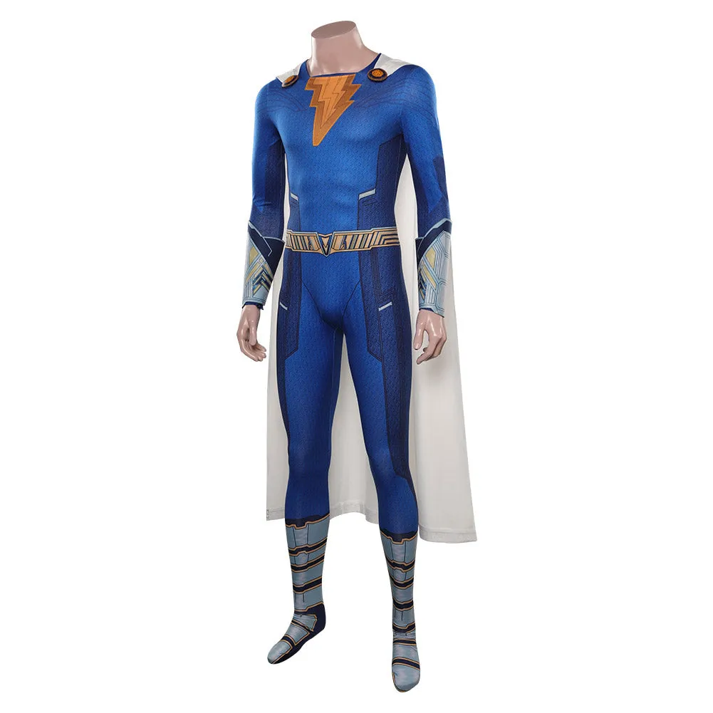 Shazam! Fury of the Gods- Freddy Cosplay Costume Jumpsuit Cloak Outfits Halloween Carnival Suit