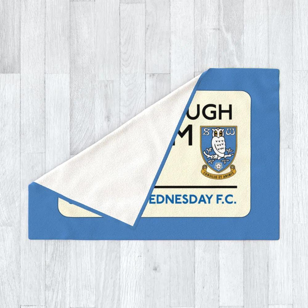 Sheffield Wednesday Street Sign Winter Blanket