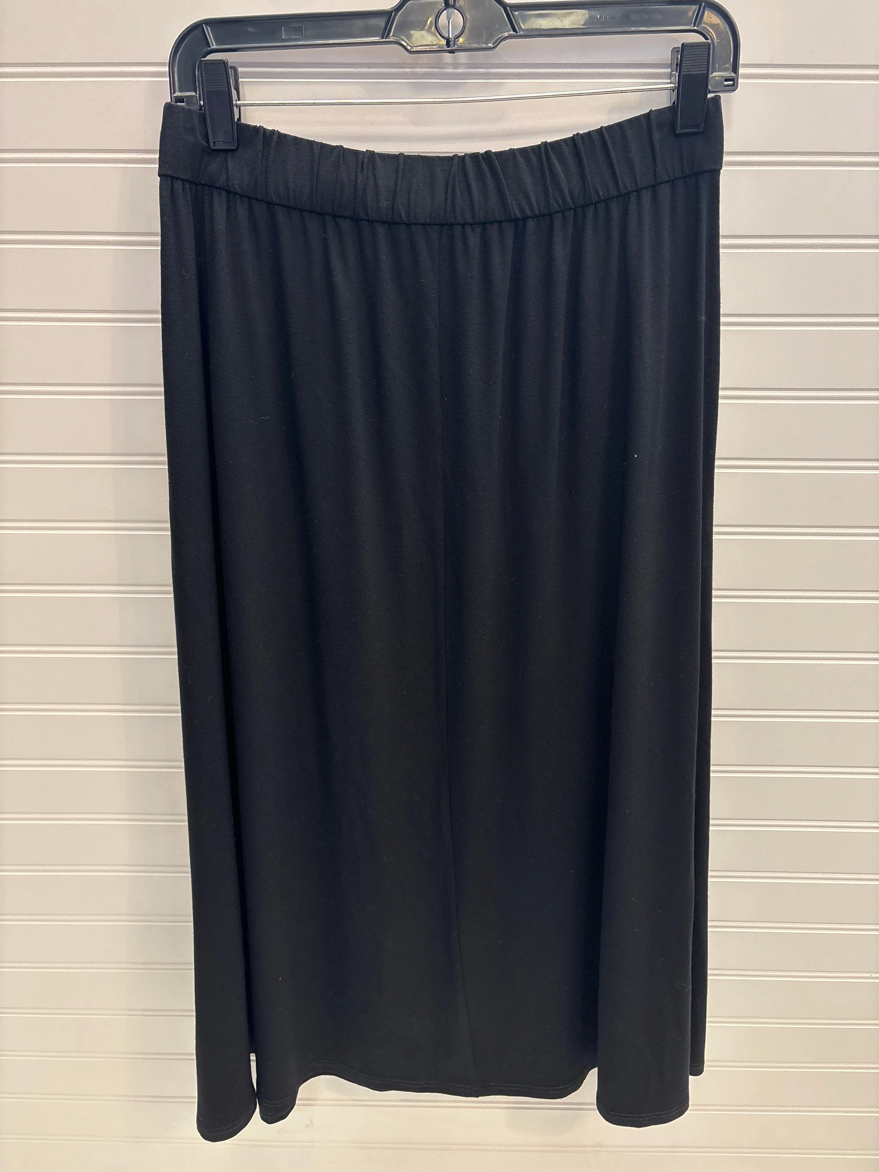 Skirt Midi By Eileen Fisher In Black, Size: Sp