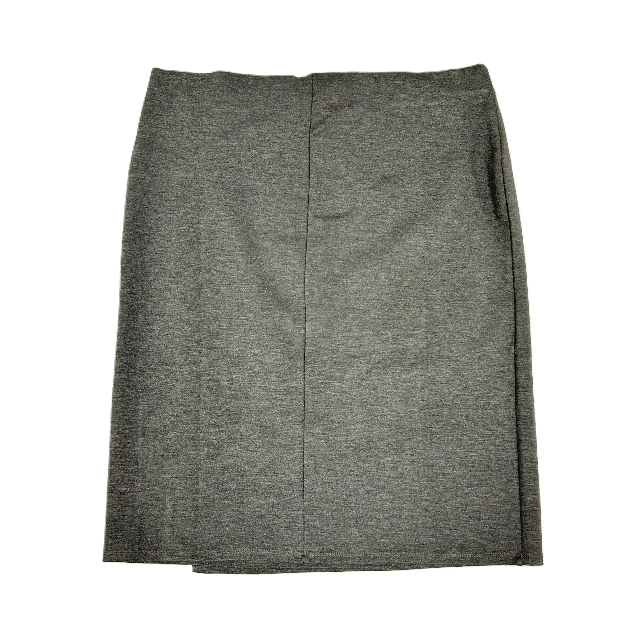 Skirt Midi By Liz Claiborne In Grey, Size: 1x