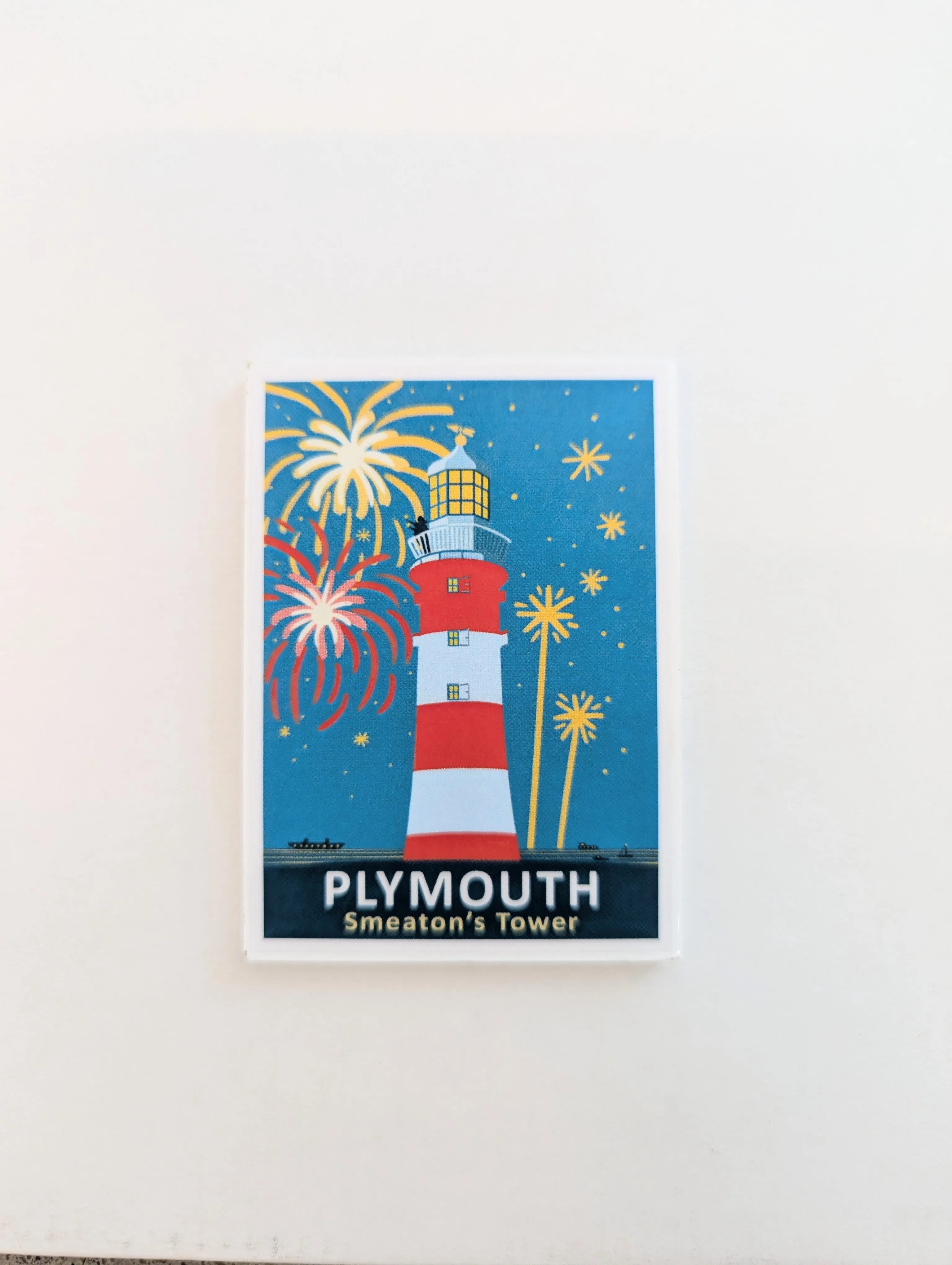 Smeaton's Tower Fireworks Acrylic Magnet