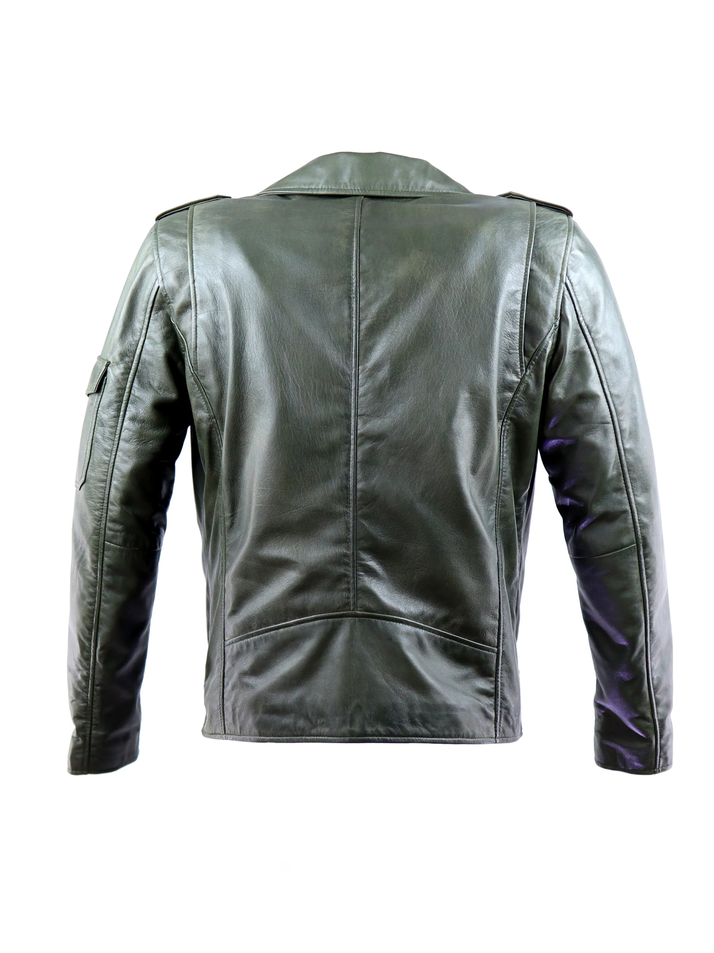 Soldier Green Moto Jacket