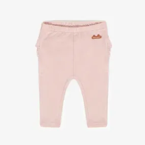 Souris Mini Baby Girl Ruffled Leggings - Pink