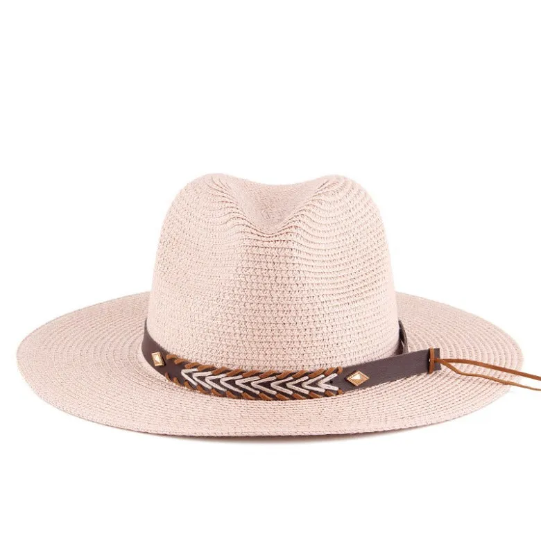 Spring and summer men and women hats travel beach hats outdoor travel sun protection sun hats fashion casual sun hats