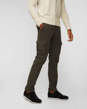 Stretch gabardine cargo pants