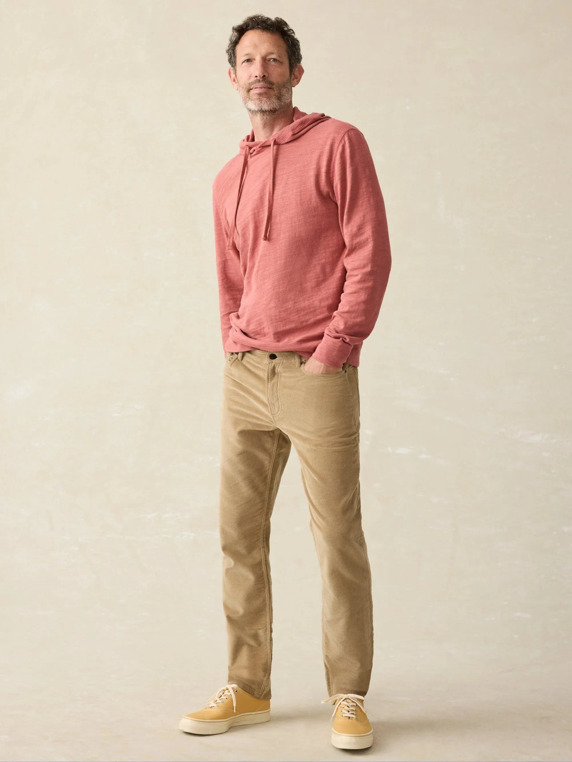 Stretch Terry Corduroy 5-Pocket Pant