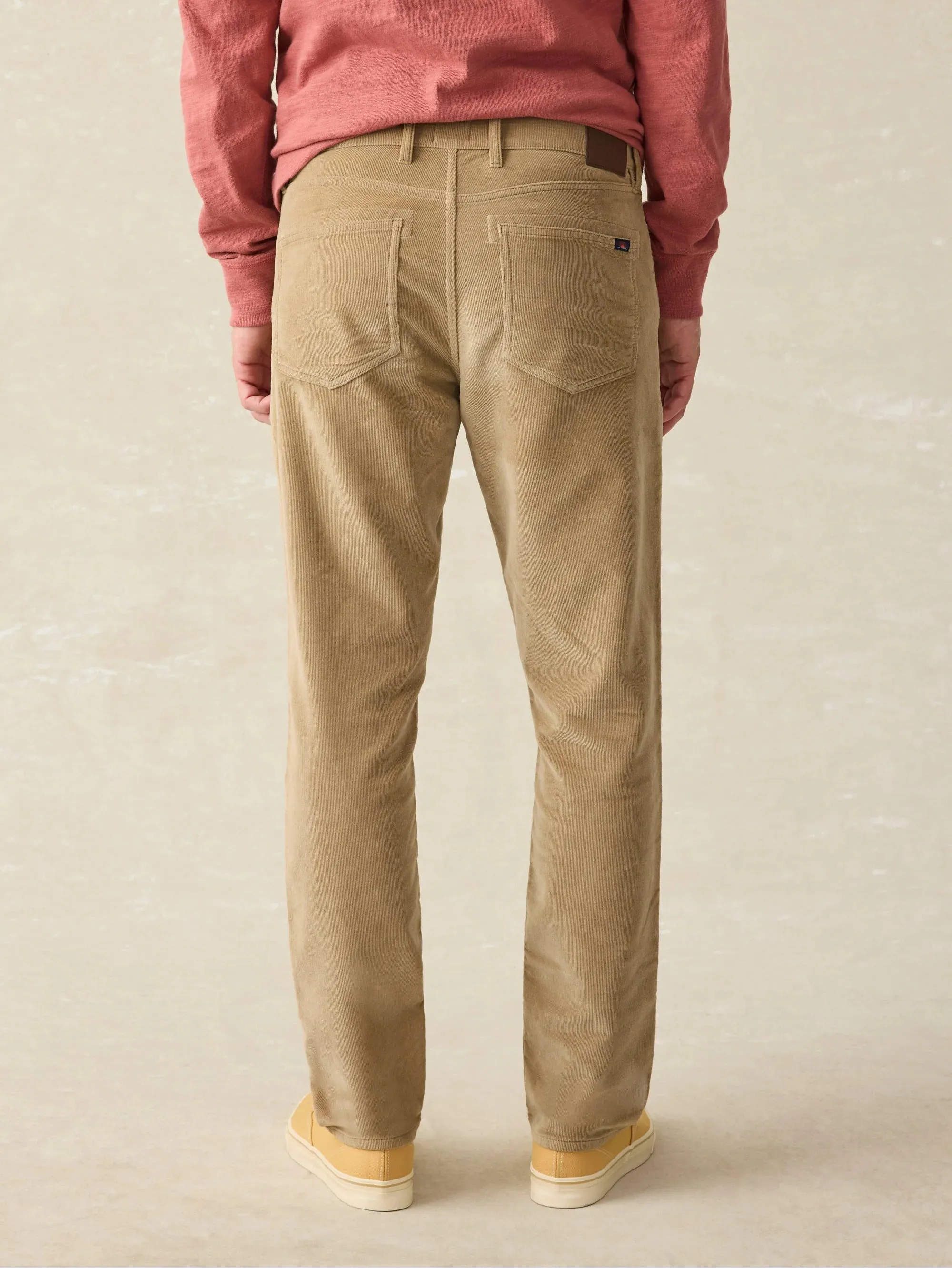 Stretch Terry Corduroy 5-Pocket Pant