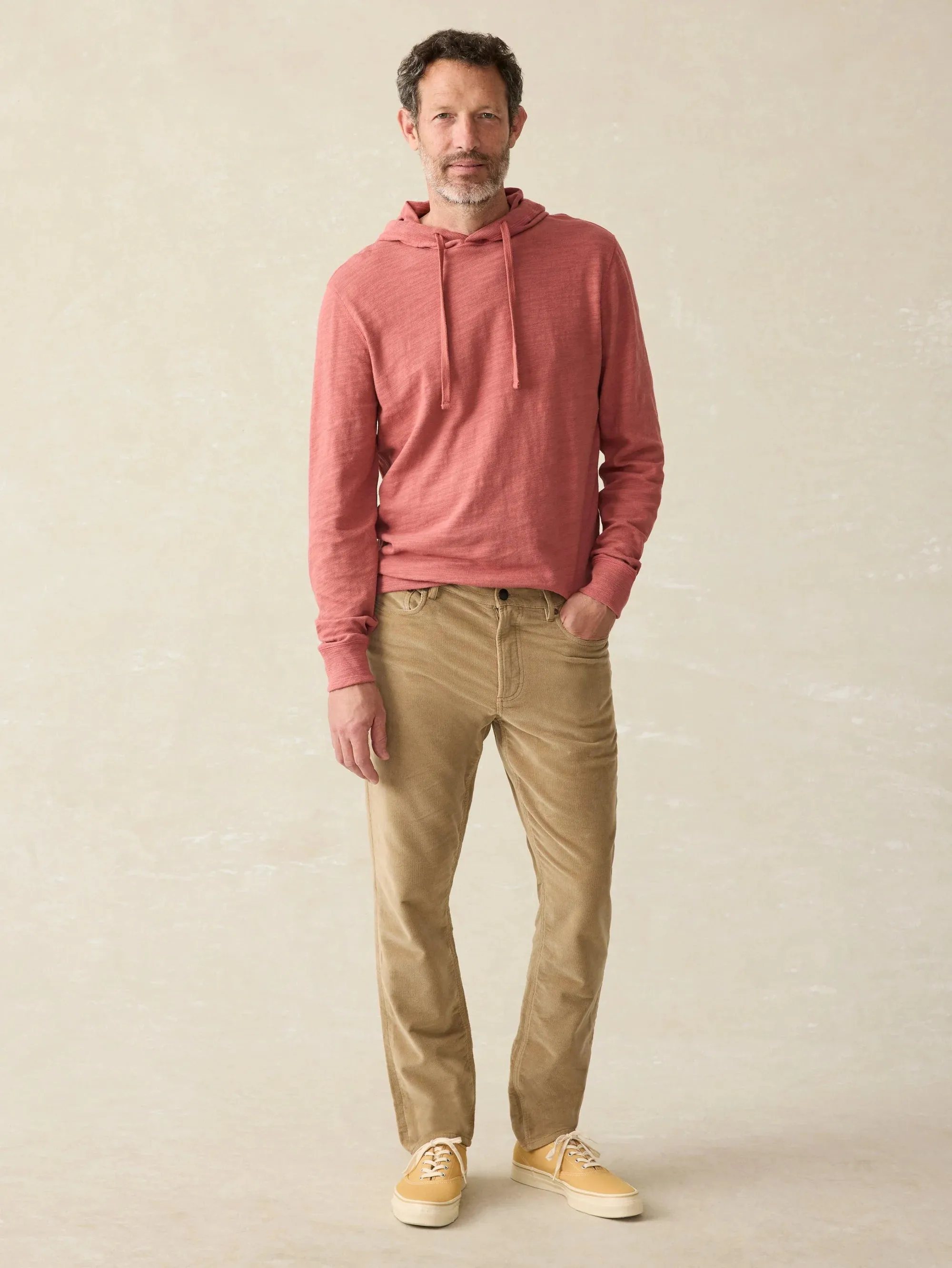 Stretch Terry Corduroy 5-Pocket Pant