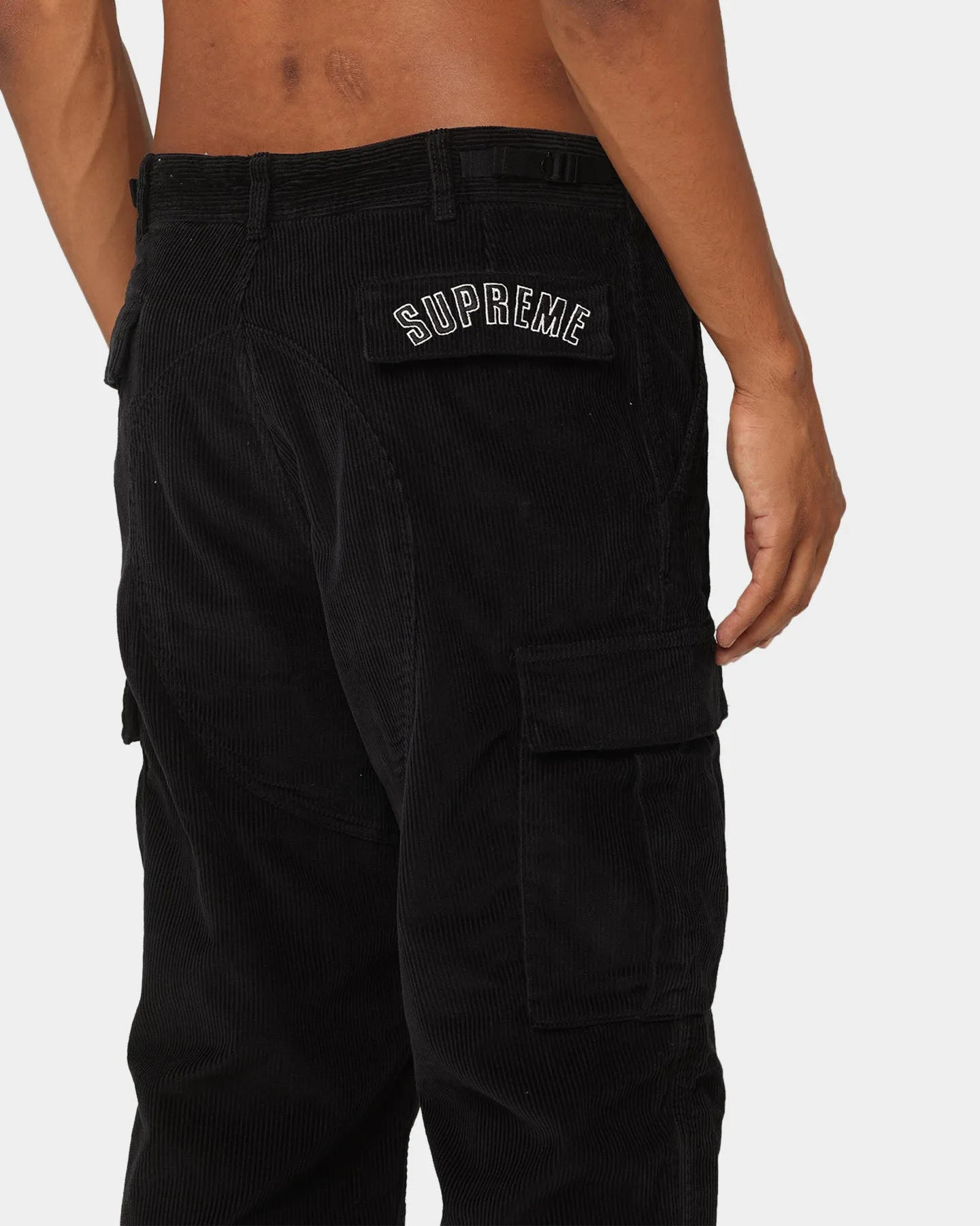 Supreme X Nike Arc Corduroy Cargo Pants Black