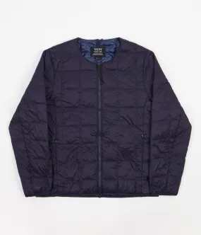 Taion Crewneck Down Jacket - Navy