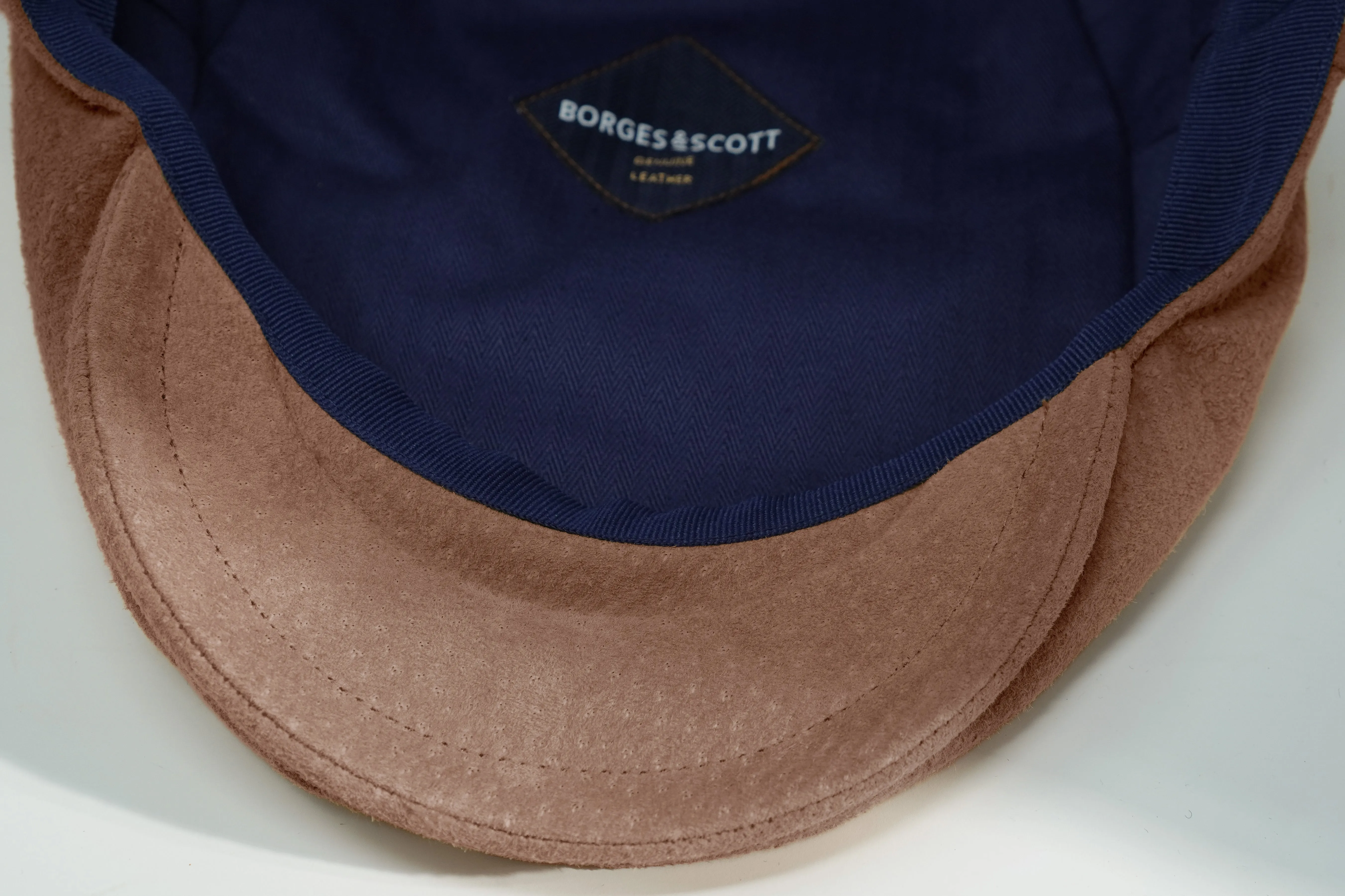 The Tanner - Leather Flat Cap - Soft Pigskin Leather Cap