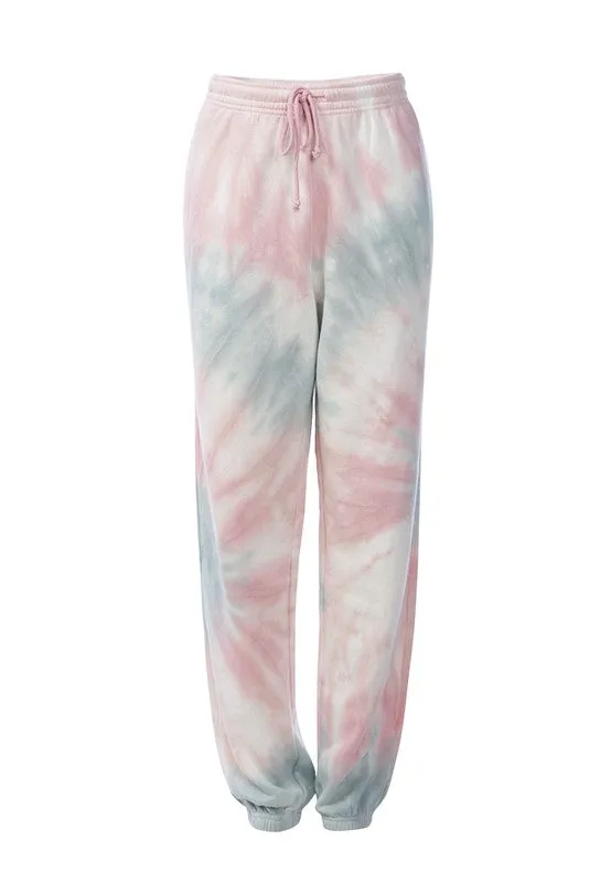 Tie-Dye Coral Joggers