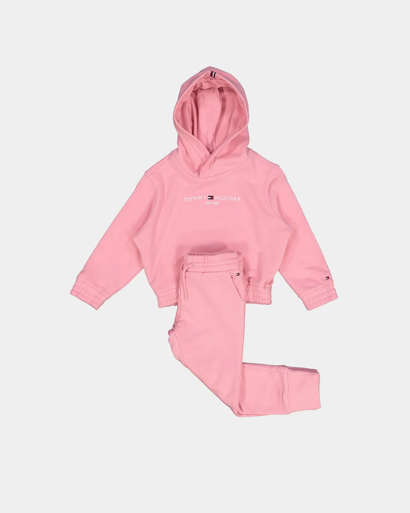 Tommy Hilfiger Kids' Essential Hoodie Set Fresh Pink