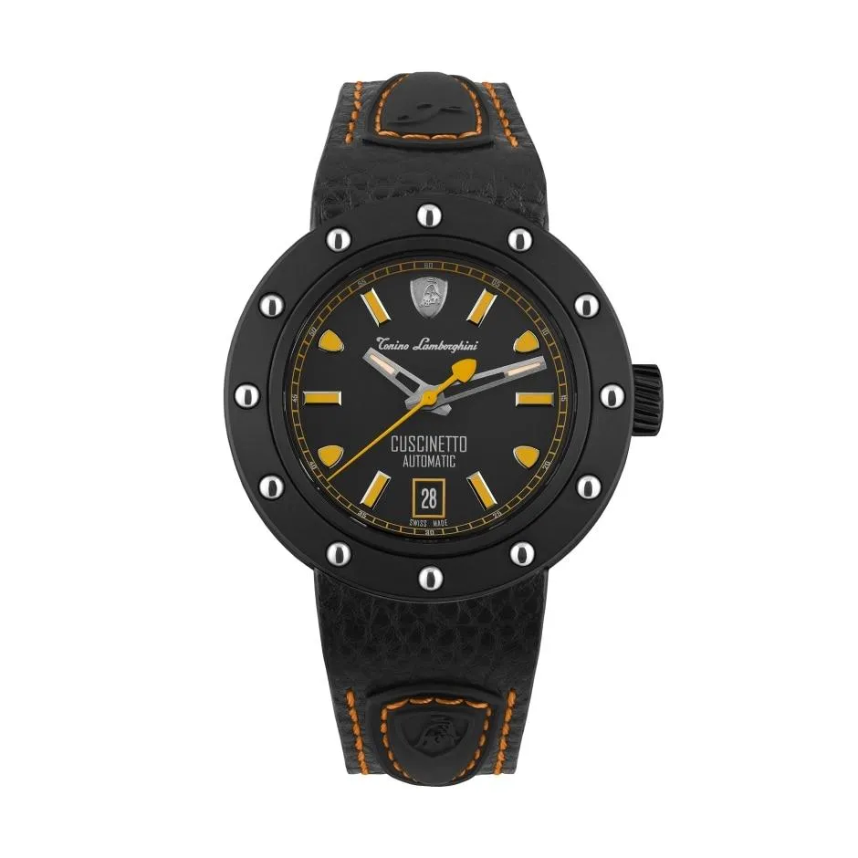 Tonino Lamborghini Cuscinetto Watch Date Orange TLF-T01-3