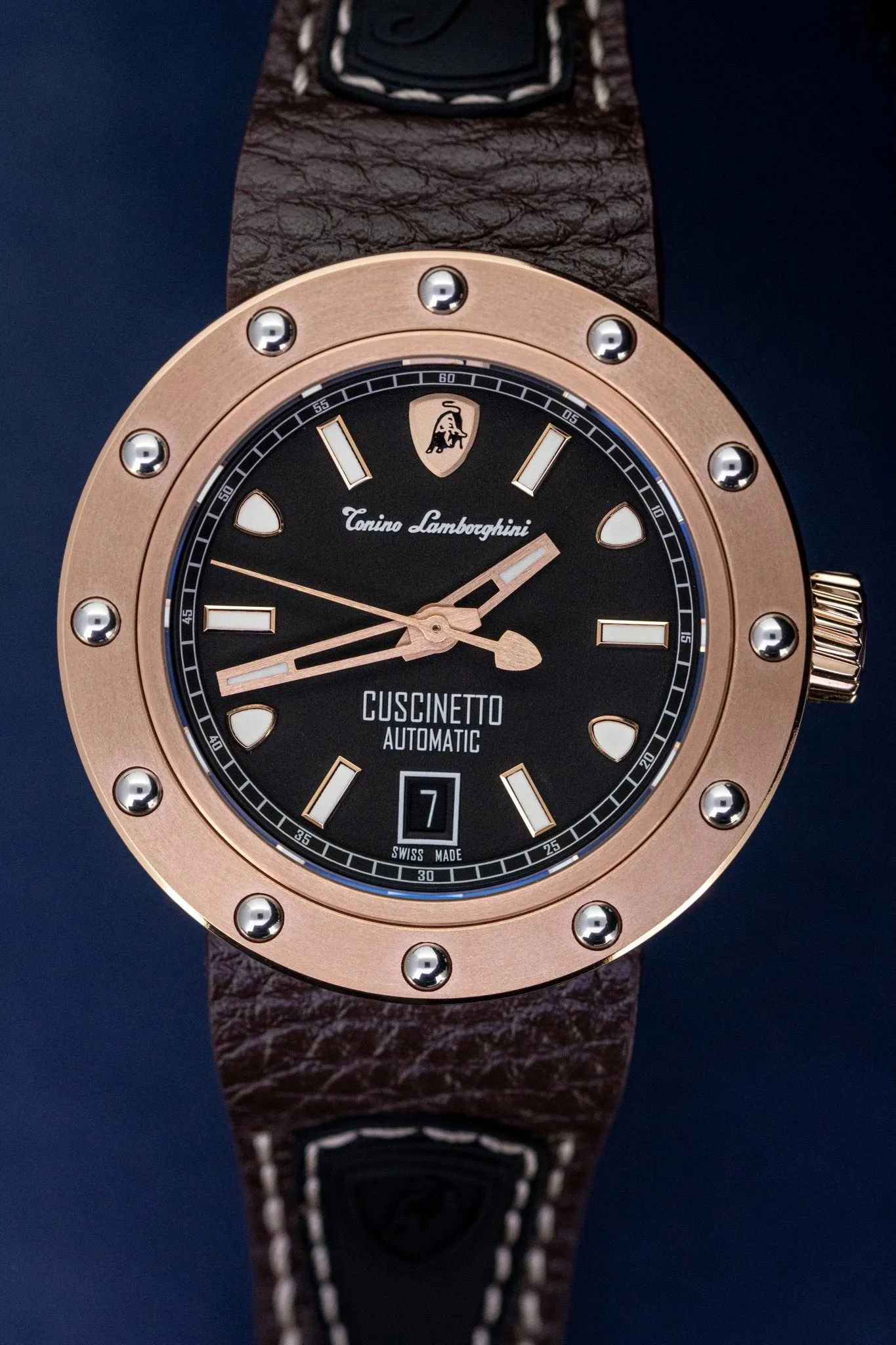 Tonino Lamborghini Cuscinetto Watch IP Rose Gold TLF-T01-5