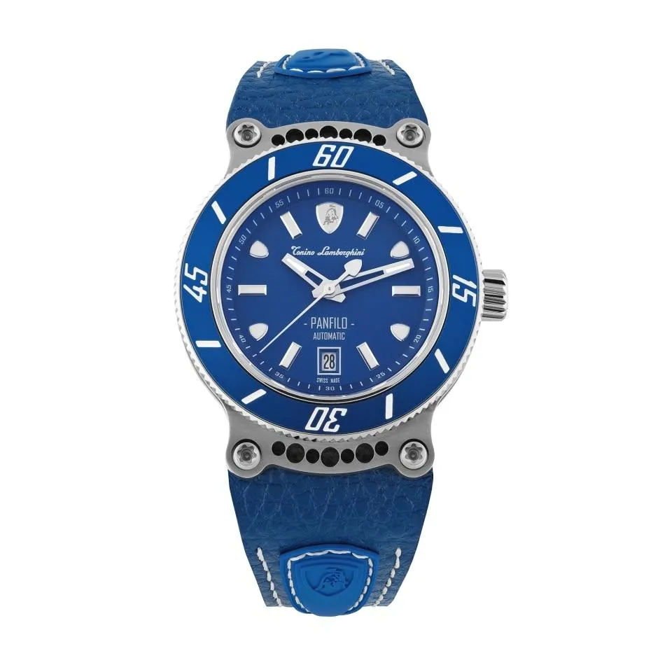 Tonino Lamborghini Panfilo Watch Date Blue TLF-T03-2