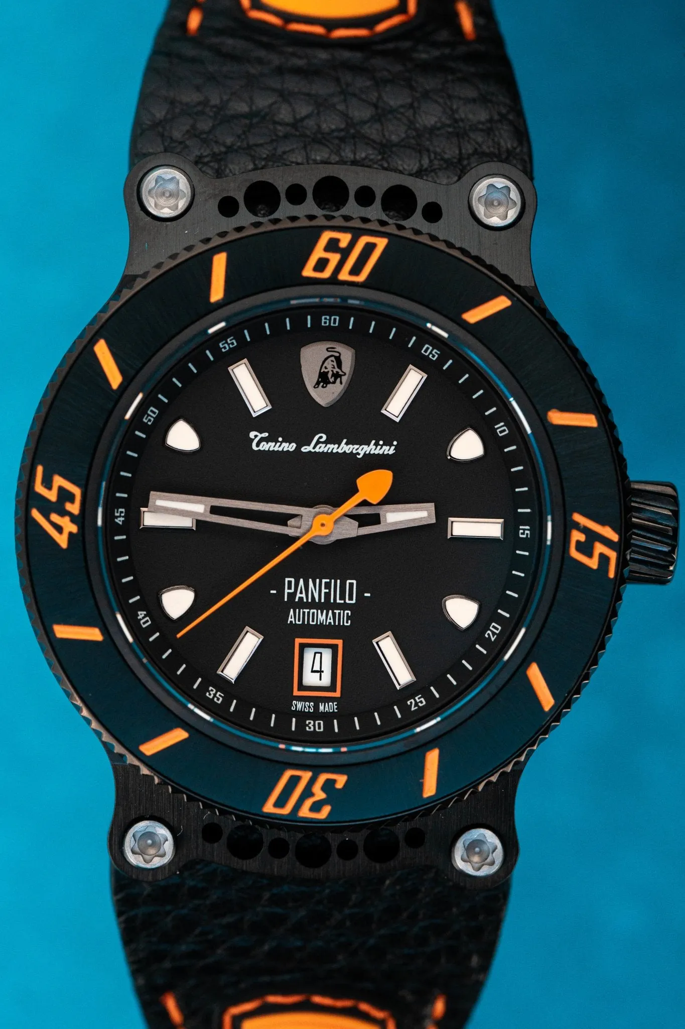 Tonino Lamborghini Panfilo Watch Date Orange TLF-T03-3