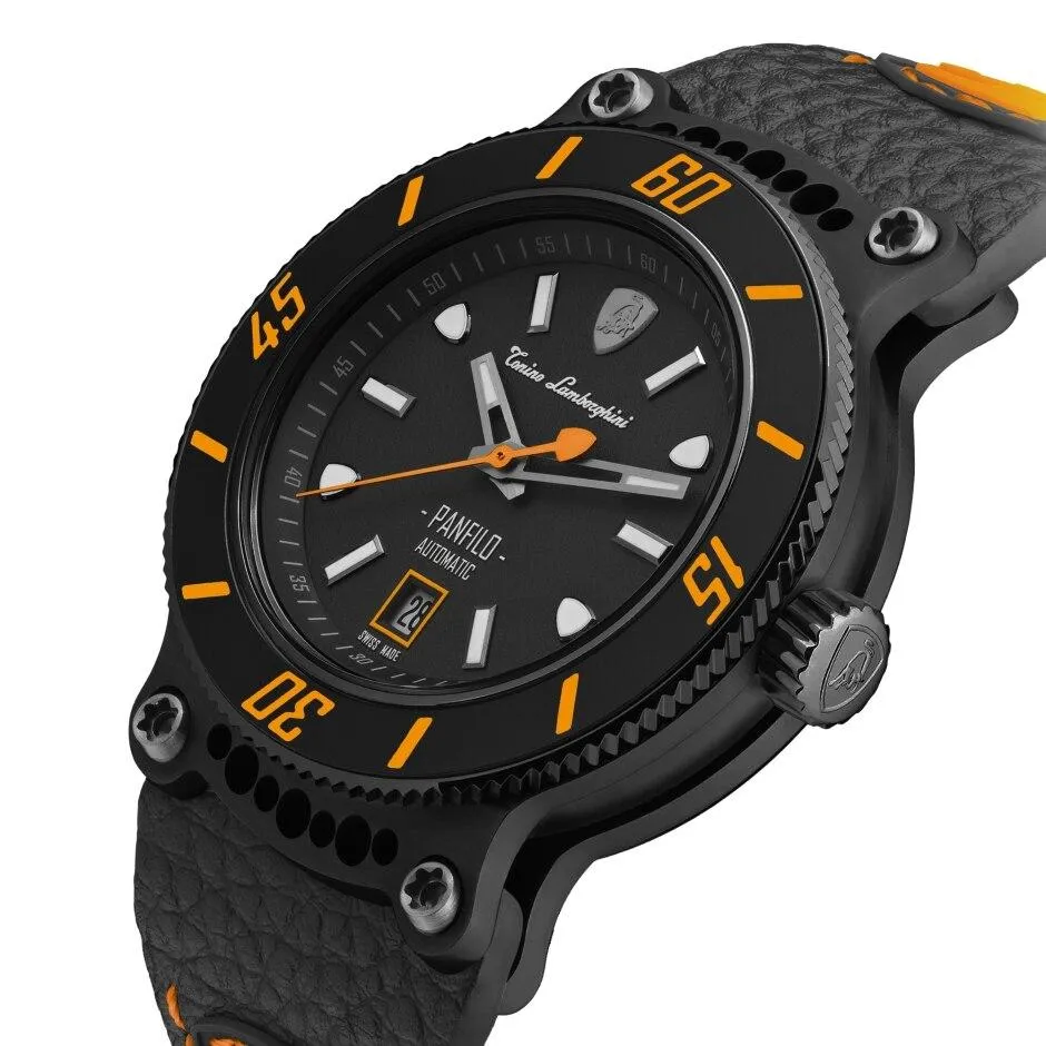 Tonino Lamborghini Panfilo Watch Date Orange TLF-T03-3