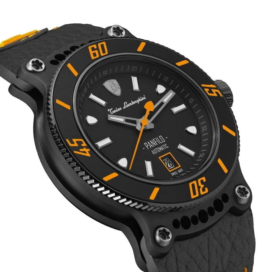 Tonino Lamborghini Panfilo Watch Date Orange TLF-T03-3