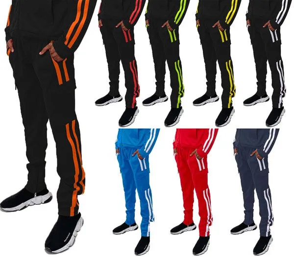 Two Stripe Cargo Pouch Track Pants