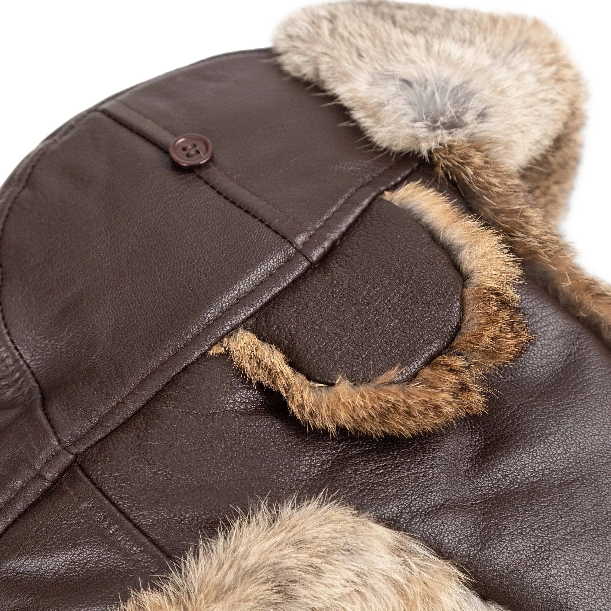 UGG Kiddie Aviator Leather Hat