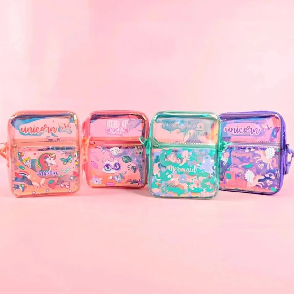 VEST Holographic Sling Bag: A Magical Fusion of Pink Unicorn Themes