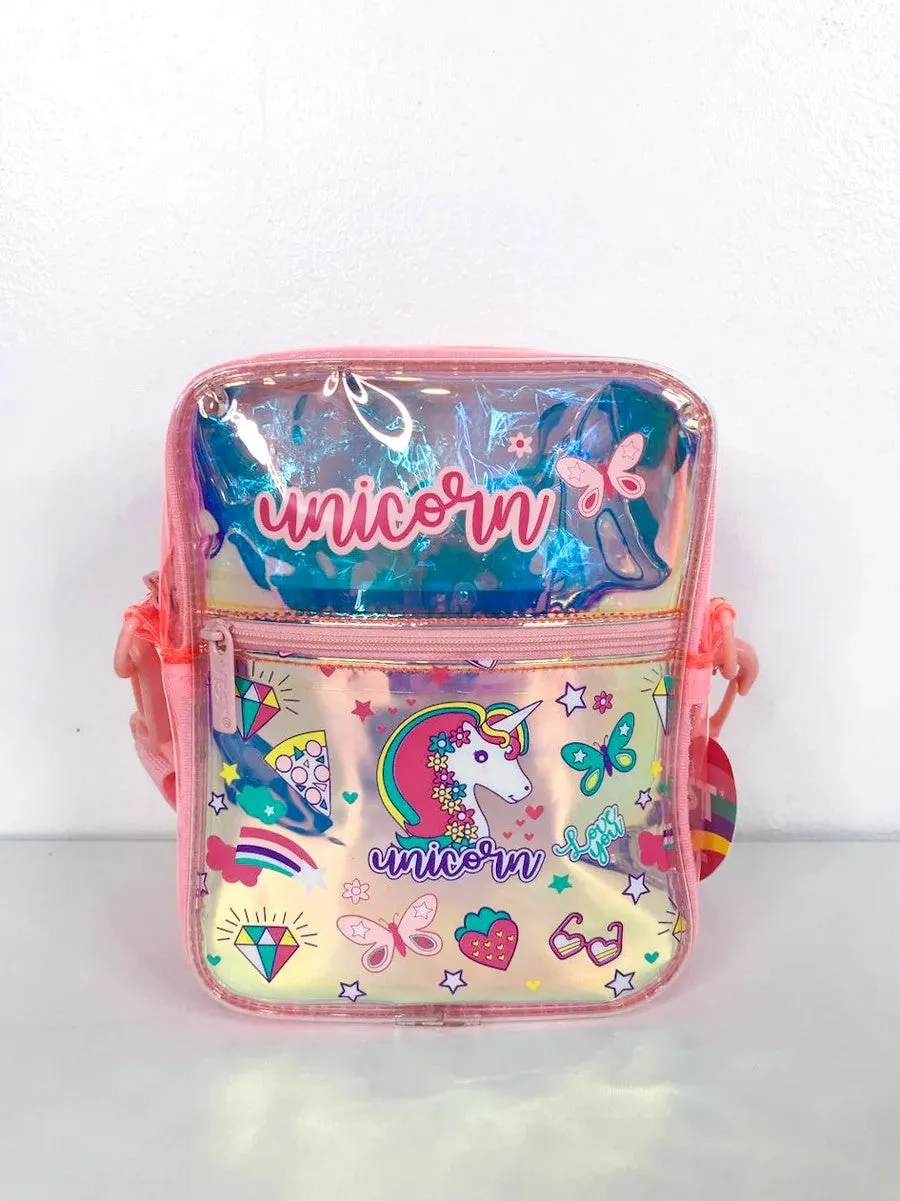 VEST Holographic Sling Bag: A Magical Fusion of Pink Unicorn Themes