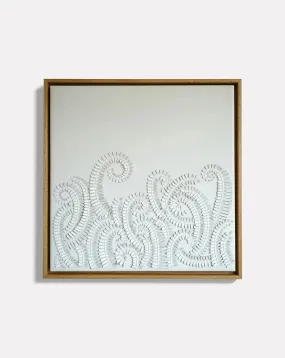 White Fern Wall Art