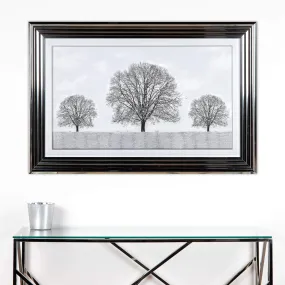 Winter Tree Framed Picture - 114cm x 74cm