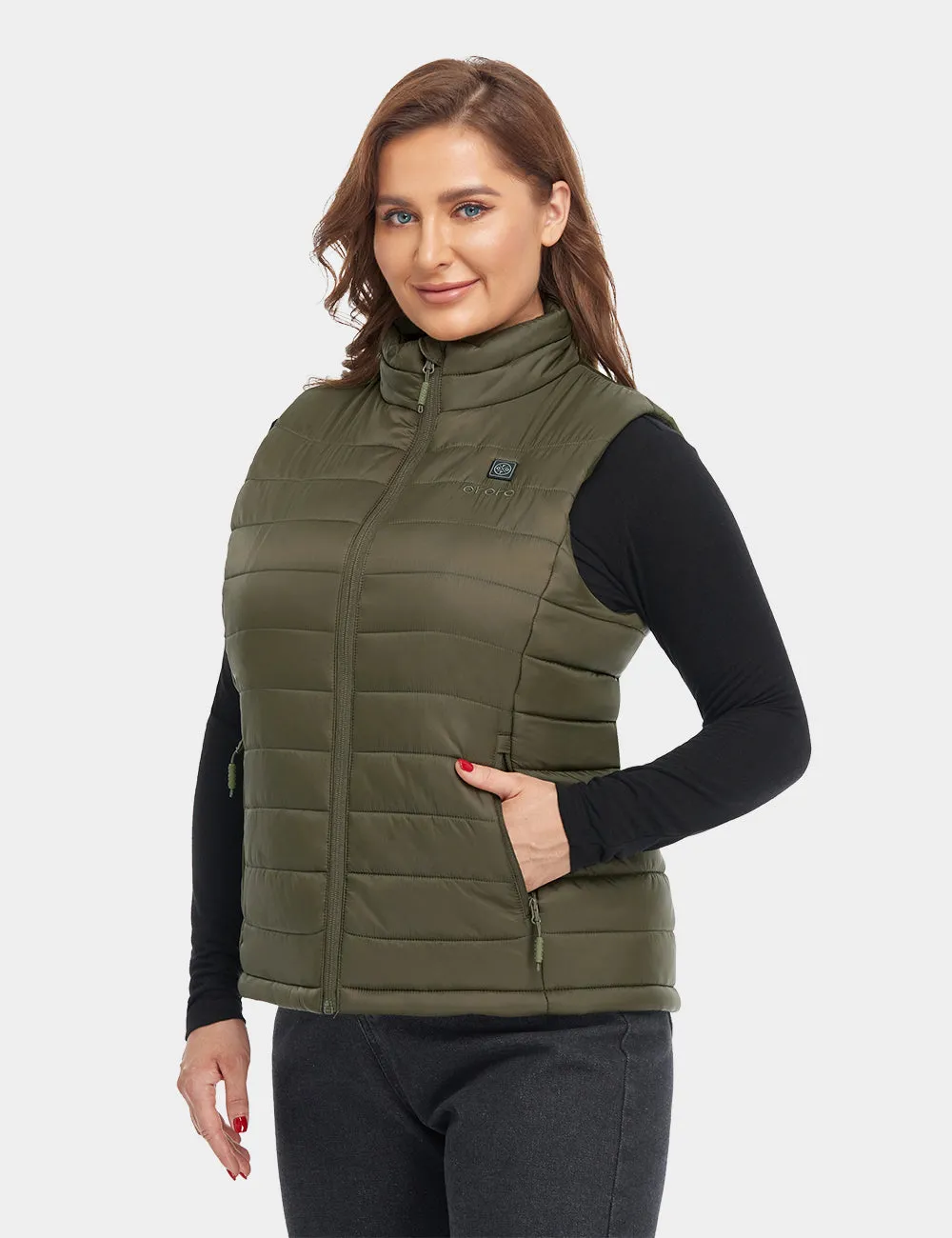 Women's Classic Heated Vest - Green